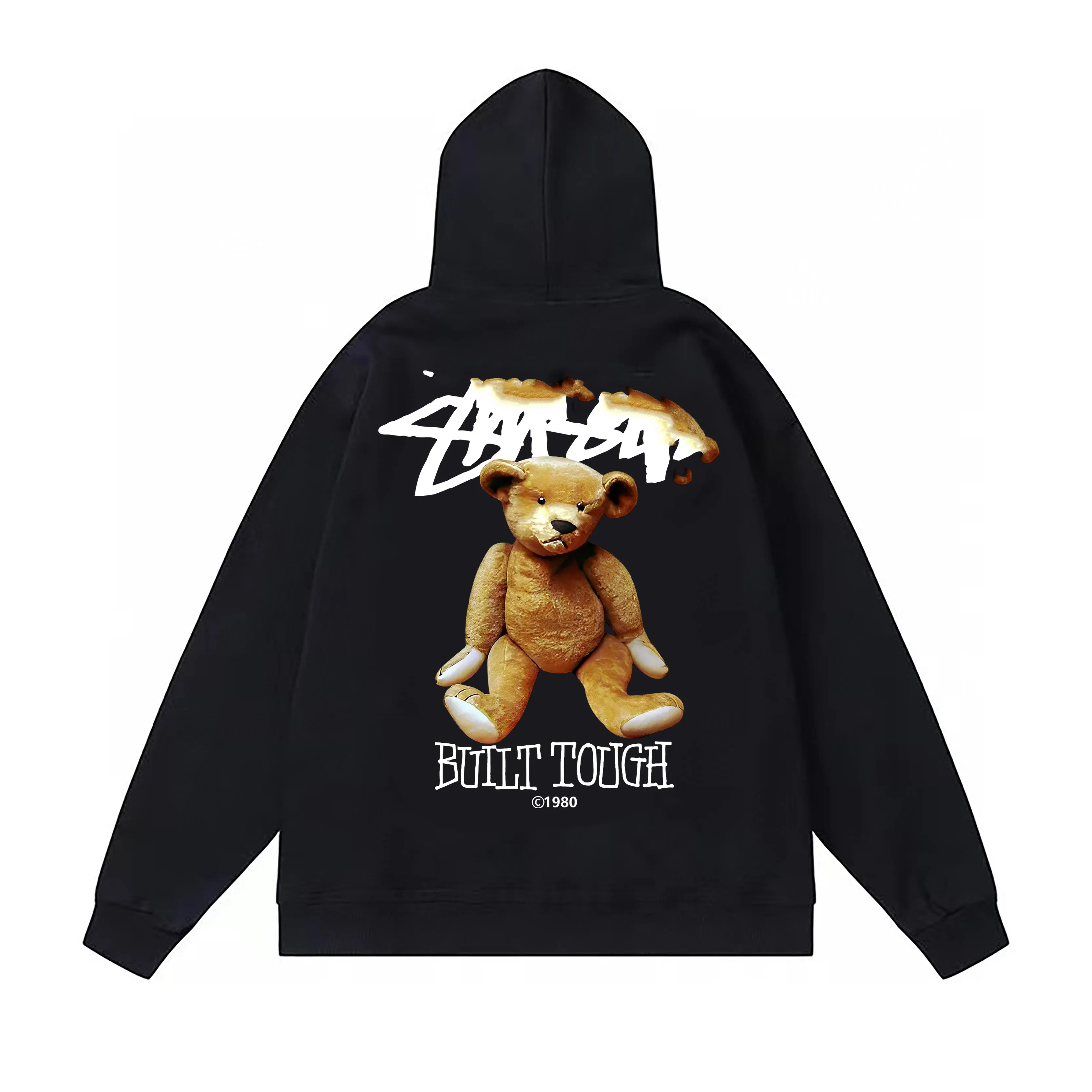 DHgate.com:Streetwear Designer Zip-Up Hoodie: Printed High