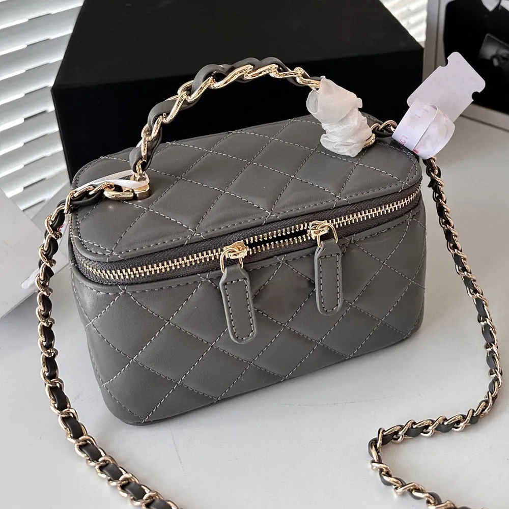 Mulheres beleza maquiagem caso bolsa de ombro sacos de pele de carneiro vintage agradável vaidade maquiagem saco de luxo mulheres designer totes bolsa de lavagem bolsa compõem sacos moda presente