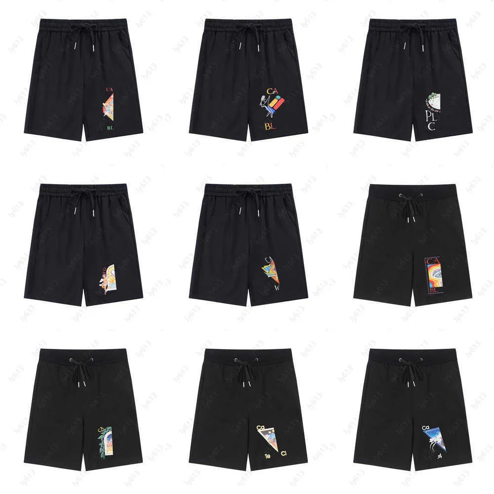 Shorts de bain pour hommes Summer Casa Blanca Shorts de plage Tendance classique Dessin animé Imprimer Mode Couple Modèles Casual Loose Designer Pantalons de survêtement courts