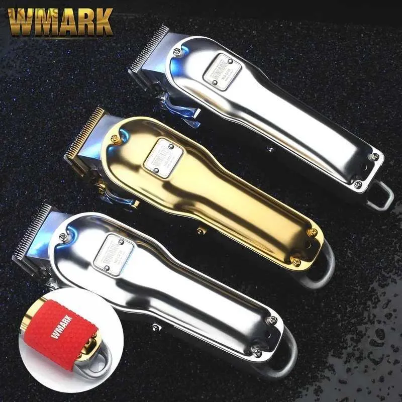 Hair Clippers HOTSALE All-metal Cordless Hair Clipper WMARK NG-2020A/2019A 2500mAh Cordless Hair Cutter Hair Cutting Machine Electric YQ240122