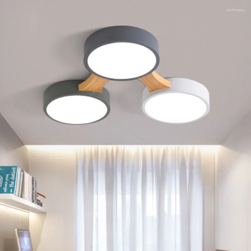 Luzes de teto Nordic Creative LED Lamp Master Quarto Sala de estar Moderna Iluminação Minimalista Estudo Infantil