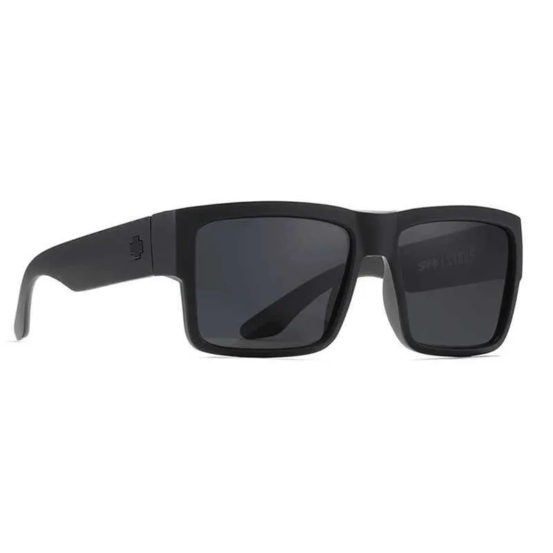 Solglasögon 2022 Nya HD Polariserade solglasögon för män Sportsugat Eyewear Square Sun Glasses Women UV400 Overdimensionerade Goggles Mirror Black Shades YQ240120