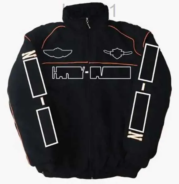 Veste de course de Formule 1 F1 AutomneHiver Veste de style américain vintage Costume de cyclisme de moto Costume de moto Costume de baseball Costume de baseball extérieur coupe-vent Racin M1I9