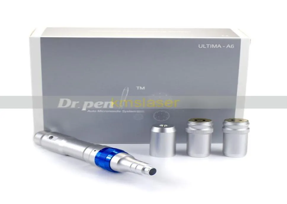 Перезаряжаемая ручка для домашнего использования Derma Pen Electrice Derma Pen Ultima A6 Micro Derma Needle Pen для удаления шрамов Электрическая микроигла с 30 шт.9758608