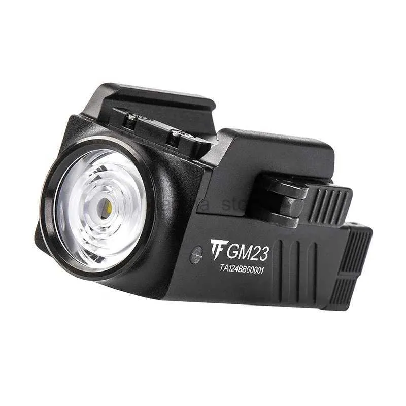 懐中電灯Trustfire GM23 Tactical LED Flashlight 800 Lumens Compact PoffiledGL0CKライトレールマウントクイックリリースUSB充電式トーチ240122