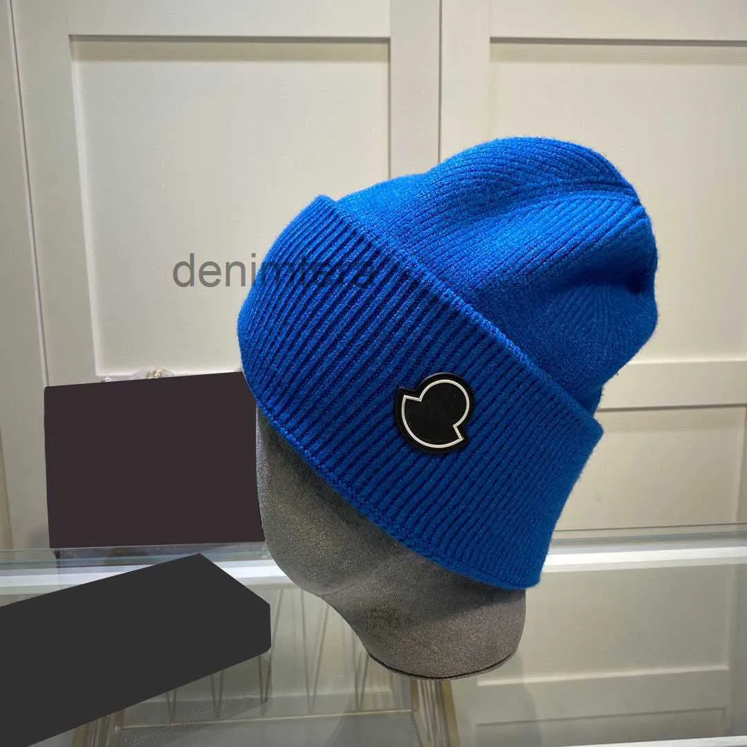 Moda de luxo sem borda gorro designer masculino e feminino chapéu de malha outono lã carta jacquard unisex caxemira casual crânio ao ar livre loja de fábrica AFAE