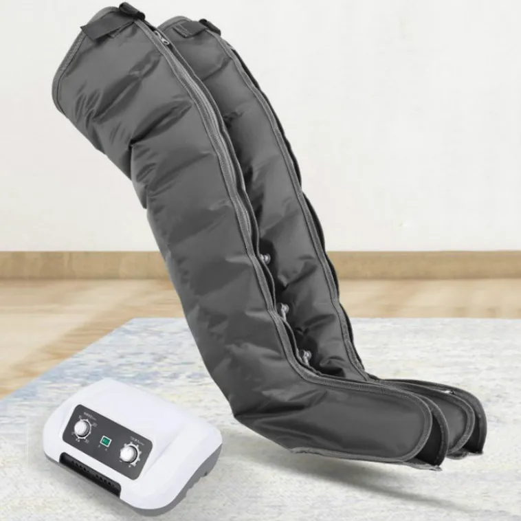 8 Kavitet Pressoterapi Terapi Komprimering Leg Foot Massager Vibration Arm Midjan Pneumatisk luftvågtryck Machine478