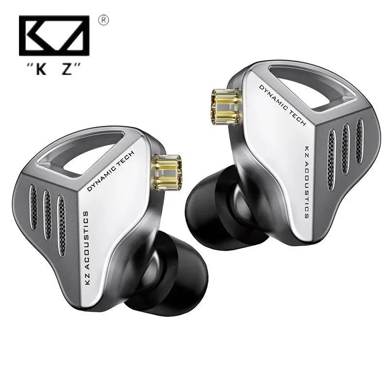 Headphones KZ ZVX Earphones Dynamic HIFI Bass Earbuds In Ear Monitor Headphones Sport Noise Cancelling Headset