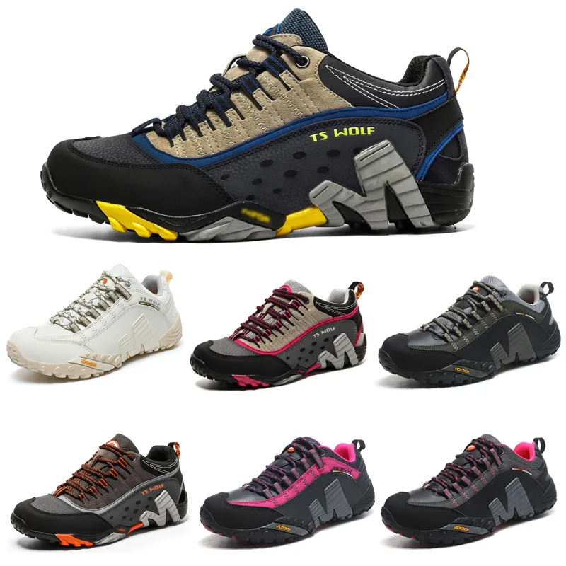 Hommes escalade randonnée travail chaussures de sécurité Trekking bottes de montagne antidérapant résistant à l'usure respirant extérieur chaussure Gear Sneaker Eur 39-45 GAI