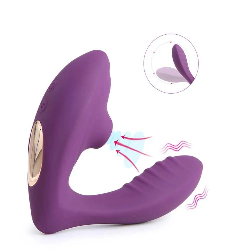 Sucker slickar vibrator oral klitstimulator avsugning suger bröstvårta fitta g spot vagina onani vibrator sex leksaker för kvinnor y7200276