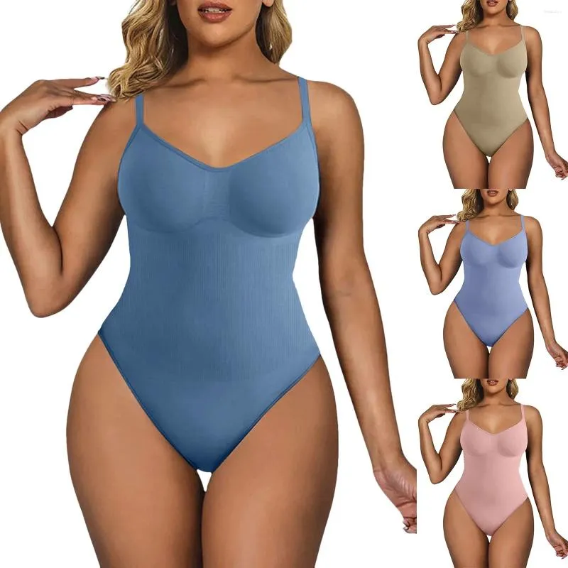 Kvinnors skapers Abdominal Compression Sömlös kroppsformning Stöd Väst kvinnlig postpartum Enhanced Version Stretch Vinyl Bodysuit