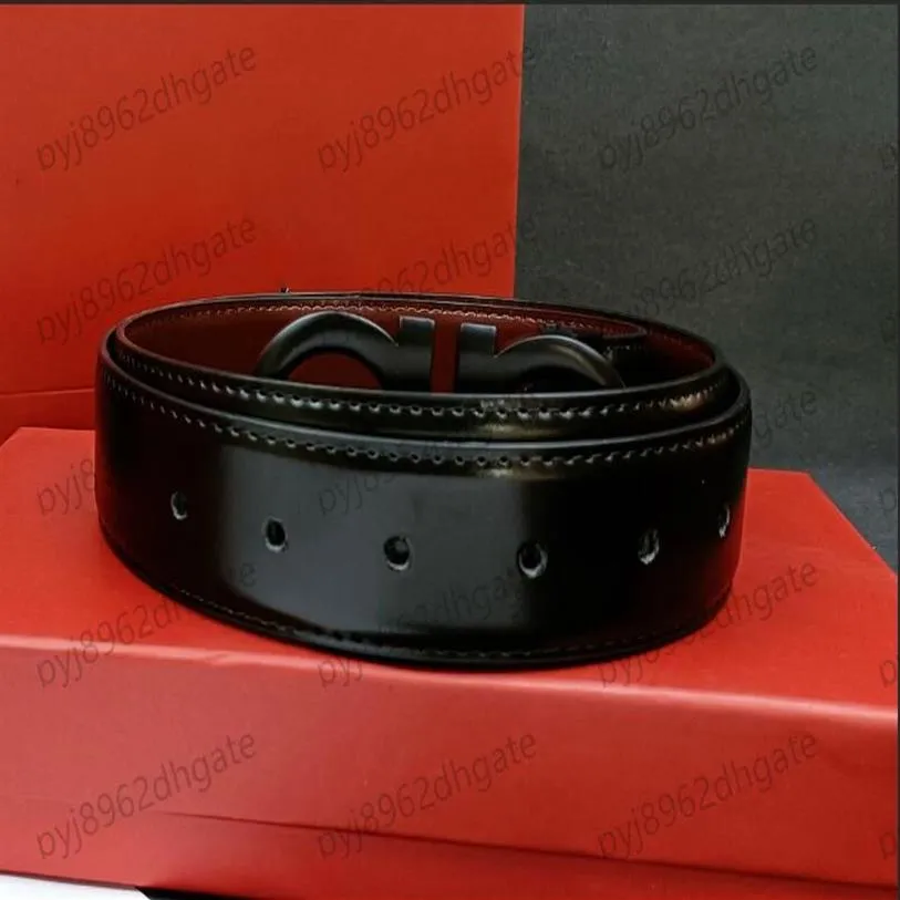 Men Designers Belts Classic Fashion Business حزام غير رسمي بالكامل للرجال Weistband Womens Metal Buckle Wide 3 3cm مع Box288Q