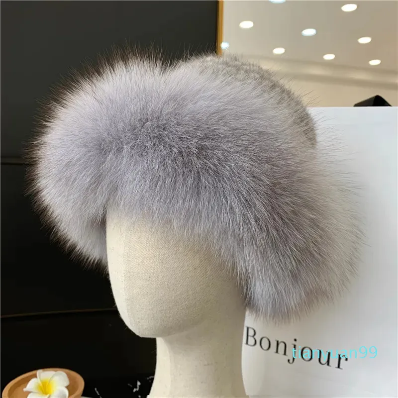 Cappello firmato Beanie/Skull Caps Cappello da donna in vera pelliccia di visone Cappello a bombetta lavorato a maglia Beanie Cap Fur Brim 2024