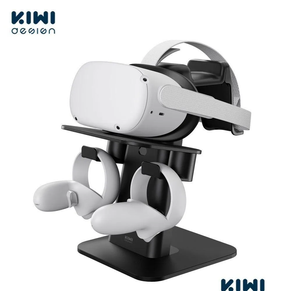 نظارات ثلاثية الأبعاد Kiwi تصميم عرض سماعات رأس VR ومحطة حامل وحدة التحكم في OCUS QUEST 2HTC VIVE 221025 DROP DE DHDA9