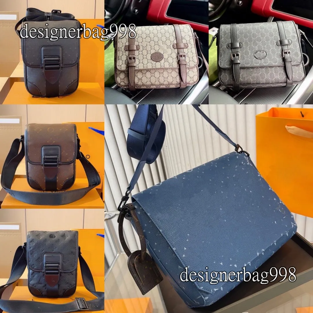 Wysokiej jakości designerskie torba mężczyźni kobiety luksusowe designerskie torba komunalna Crossbody Bag lekkie klasyczne stare kwiaty płócienne skórzane torba na torebkę torebki na ramię