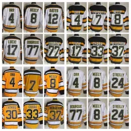 Boston''Bruins''New Retro Ice Hockey Jerseys 37 Patrice Bergeron 16 Sanderson Esposito O'reilly Oates Bucyk Lucic 4 Orr Neely Thomas 33 Chara Jersey