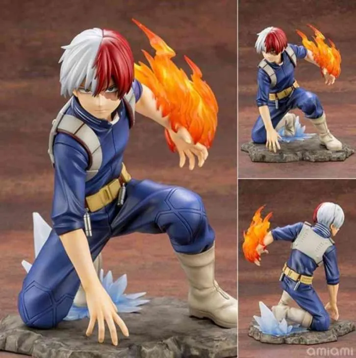 2019 New Super Hero Comic Anime Statue Boku No Hero Tomy Artfx J So Todoroki Figure Model Toys Figurine Q06218469417