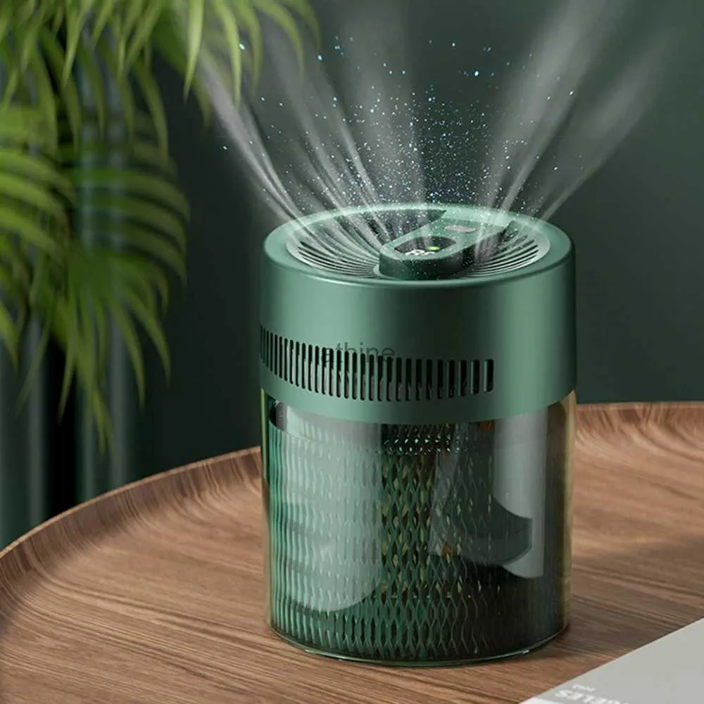 Luftfuktare Ny 2L stor kapacitet Fuktare Hushållens dimma USB -bilaroma Maskin Kontors Air Atomizer Water Mist Maker YQ240122