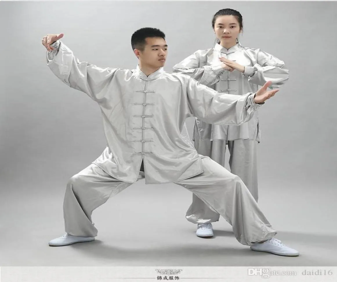 Nowy unisex wushu odzież sztuki walki sztuki faux kung fu garnitury męskie tai chi mundurzy taijiquan skrzydło chun wushu performance clothin2627736
