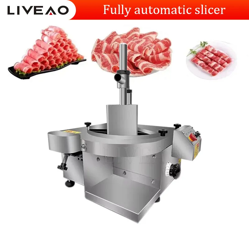 Electric Commercial Industrial Use Stainless Steel Chicken Breast Chinese Meat Slicer Commercial Bacon Slicer