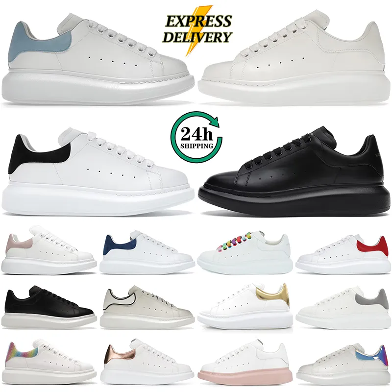 2023 alexander mc queens mcqueen Hommes femmes designers chaussures plates - formes chaussures de sport de Blanc cuir chaussures de sport pour hommes jogging extérieur marche