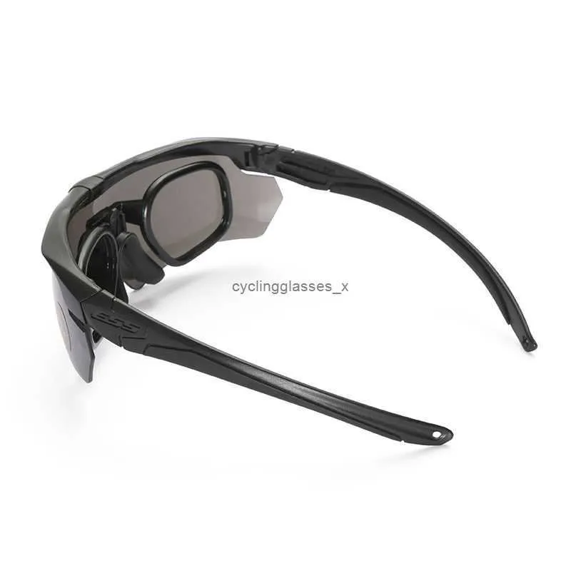 Taktische Fahrradbrille, winddicht, für Sport, Militär, Fans, Spezialoperationen, Version, Sicherheitsschießen, explosionsgeschützte Myopie-Rahmenbrille