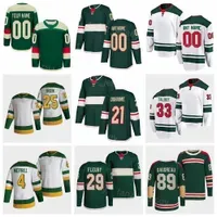 2022 Ice Hockey Jerseys Ek Joel Reverse Frederick Retro Eriksson Alex Goligoski Cam Talbot Gaudreau Jonas Brodin Matt Boldy stitched hockey jersey