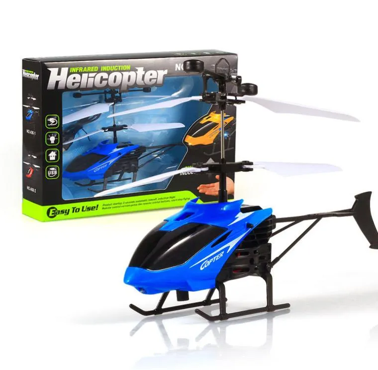 Creative Baby Toy Original Electric Helicopter Alloy Copter med GyroScope 3Ch Remote Control Line Toys Gift för Chidren Nove4297950