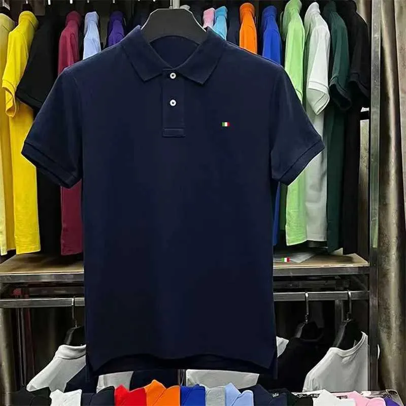 On Sale Men 100% Cotton Short sleeve Polo Shirts Casual Lapel T-Shirts for Summer Basic Shirt Tennis Polos Shirts 5XL Tops