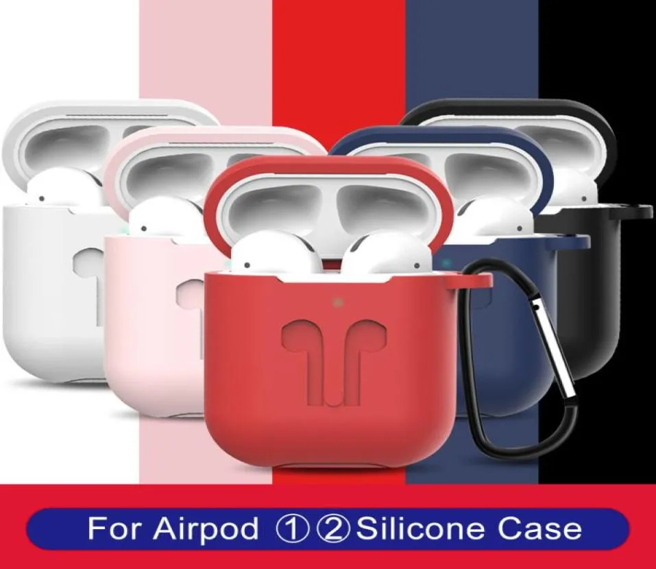 S Airpod Protective AirPods Cover Bluetooth bezprzewodowe słuchawki silikonowe Wodoodporna wodoodporna akcesoria przeciwdropowe 3154909