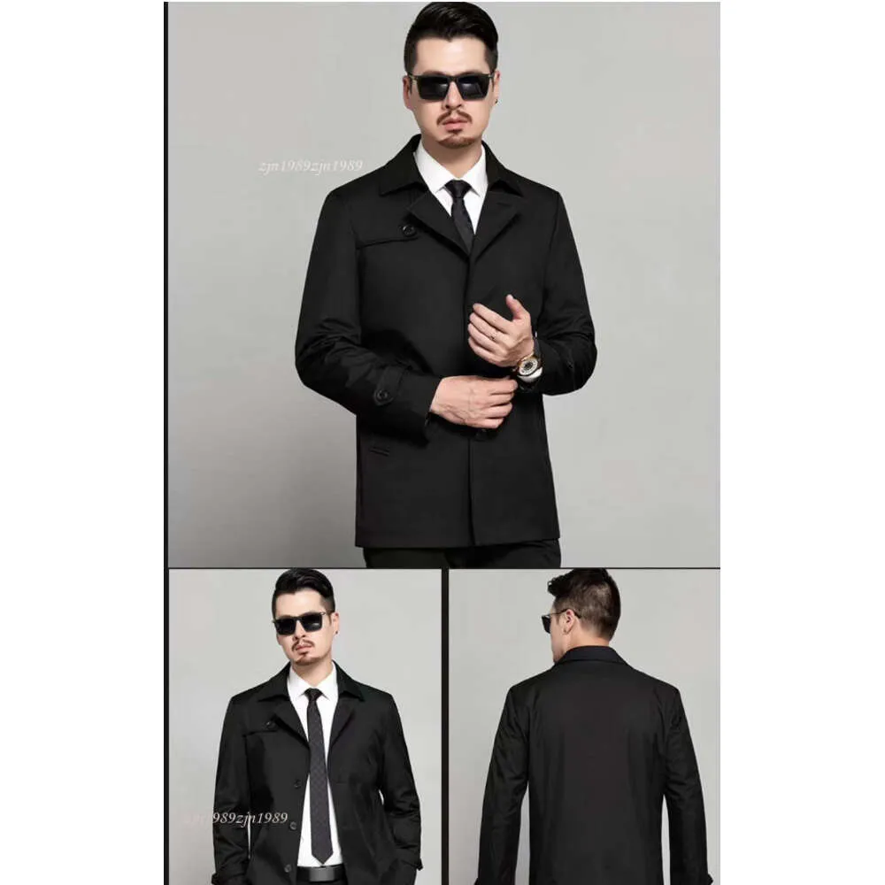 Designerska kurtka designerska luksusowy nowy styl styl hotsales męskie okopy płaszcze modne garnitur wysokie swetra klasyczny męski wykop luźne