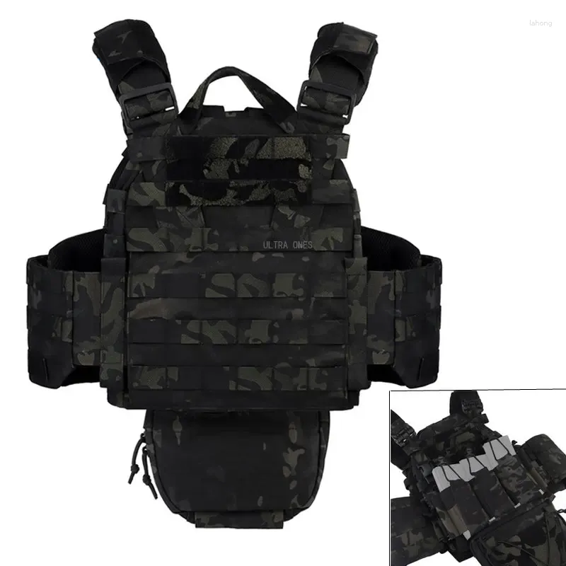 Hunting Jackets Tactical Vest Outdoor Military Training Durable Vests Molle Paintball Cs Game Protection Clothing With Pouches