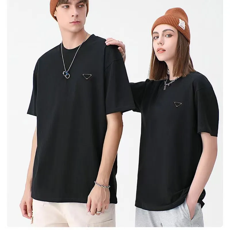 Men's T-shirt, Women's Designer T-shirt, Loose 100% Cotton Top, 250g High end Cotton Couple Casual T-shirt, Luxury Clothing, Street Clothing, European Size S-2XL