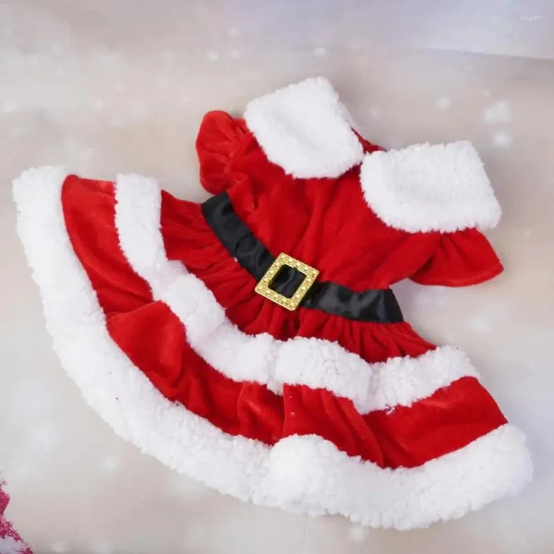 Köpek Giyim Makinesi Yıkanabilir Pet Dress Hassas Kablo Sevimli Noel Baba Kostüm Noel İçin Kolay Giyim