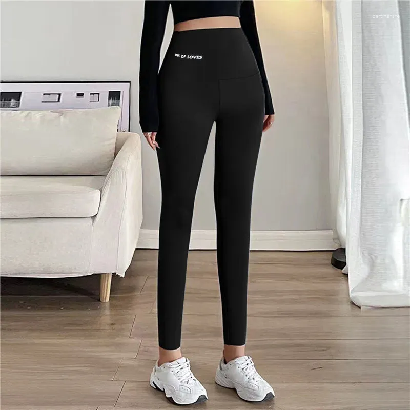 Mallas de cintura alta para mujer, medias deportivas cálidas para Yoga, pantalones térmicos para correr, bragas sexys de realce para gimnasio y Fitness