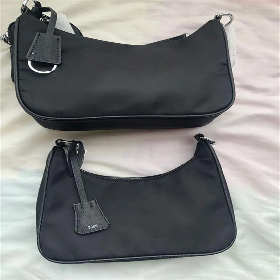 Re edycja torby na ramię Zresterowanie nylonowe torebki sprzedające portfel dla kobiet torby crossbody luks hobo torebki z Box281k