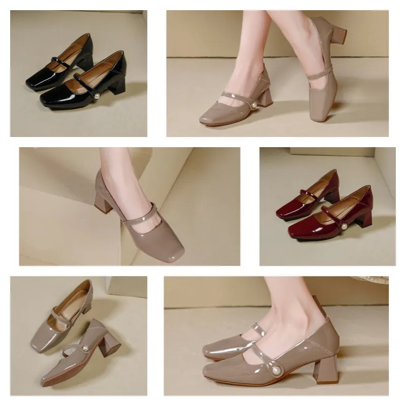 Designer High Heel Vt Sandal Dress Shoes Ankel Strap Roman Studs Black Naken Strip Nelles V Womens Stiletto Block Heels 36-40