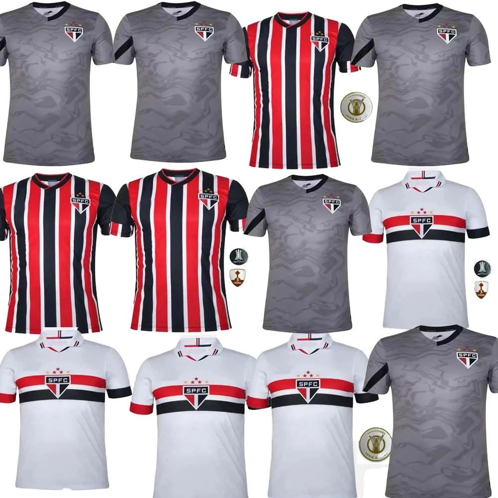 24/25 Sao Paulo Outubro Rosa Soccer Jerseys Luciano Miranda Rafinha J.Calleri Eder Alissonnikao Gabriel G.Sara Men Football Shirtsファン