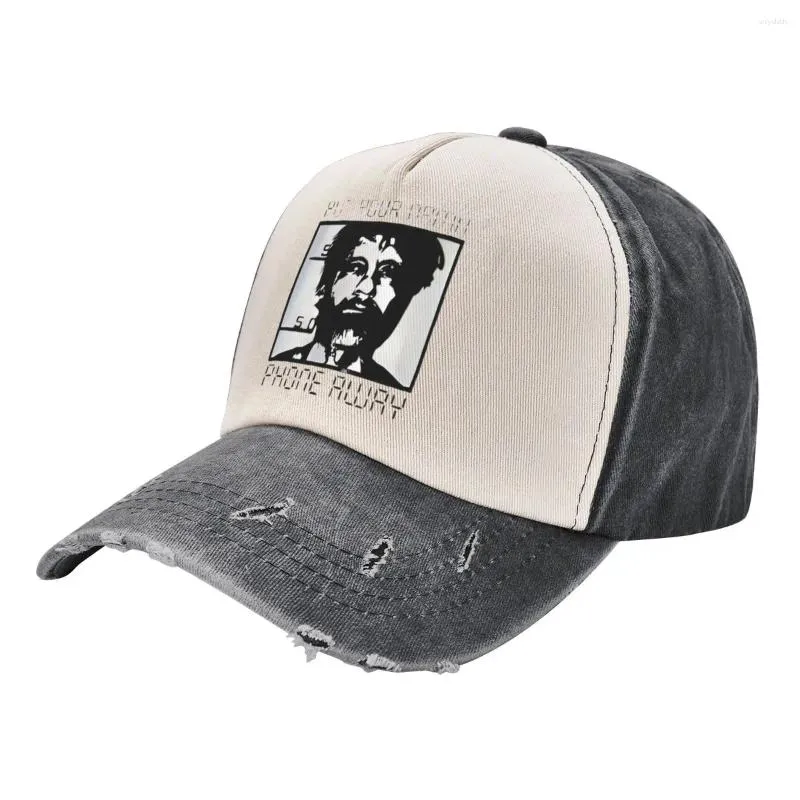 Cappellini da baseball Vintage Ted Kaczynski Baseball Stile unisex Distressed Lavato Snapback Cappello da viaggio all'aperto Cappellino morbido non strutturato