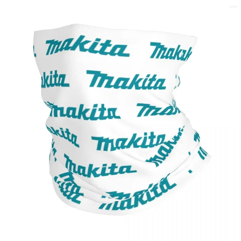 Halsdukar Power Tools Makitas Bandana Neck Gaiter Printed Mask Scarf varm pannband som kör unisex Vuxen vinter