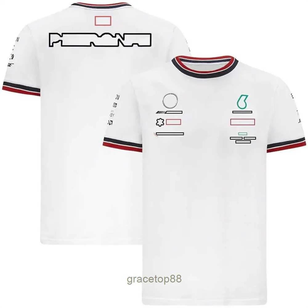 Nouveaux T-shirts pour hommes et femmes Formula One F1 Polo Vêtements Top Racing Suit Officiel Même Style Équipe Uniforme Fan À Manches Courtes Haut À Séchage Rapide Peut Être Uxku