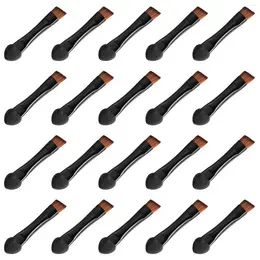 Makeup Brushes 20 Pcs Double Ended Brush Tools Eyebrow Eye Shadow Sponge Cosmetics Concealer