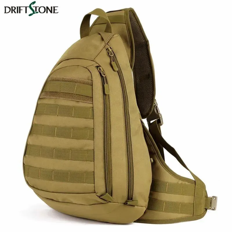 Sacs Field Tactique Poitrine Sling Pack Sport de plein air A4 Une seule épaule Homme Grand Grand Voyage Sac à dos Sac Advanced Tactique