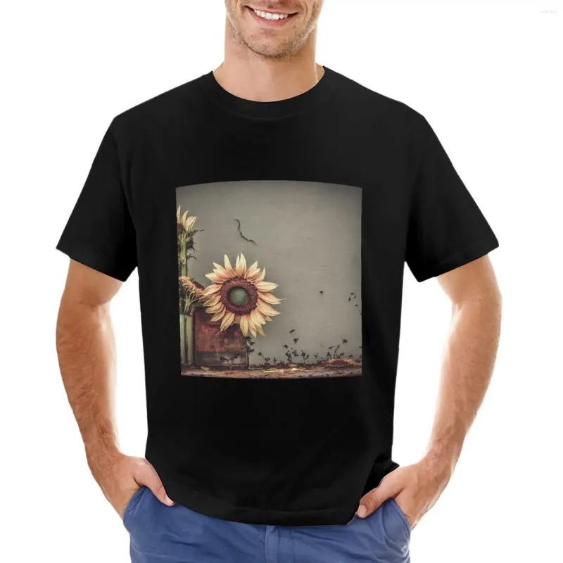 Débardeurs pour hommes Tournesols Hommage 5 T-Shirt T-Shirt Personnalisé T-shirts Graphiques Pour Hommes Hip Hop