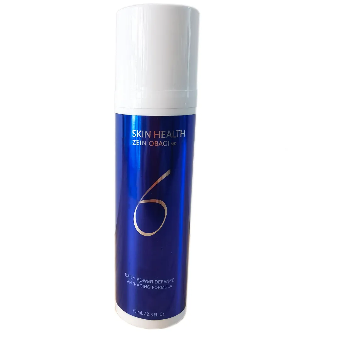 Marca Zo Skin Health Daily Power Defense 50ml Creme Reparador de Textura 1.7oz Cuidados com a Pele Soro Facial Garrafa Azul Loção Cosméticos