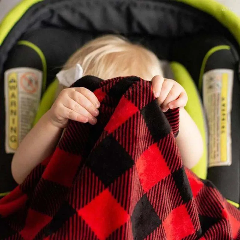 Coperte Coperta per neonati Peluche Tessuto in pile a doppio strato Nato per neonato Invernale per bambini Passeggino Copriletto Sacco a pelo