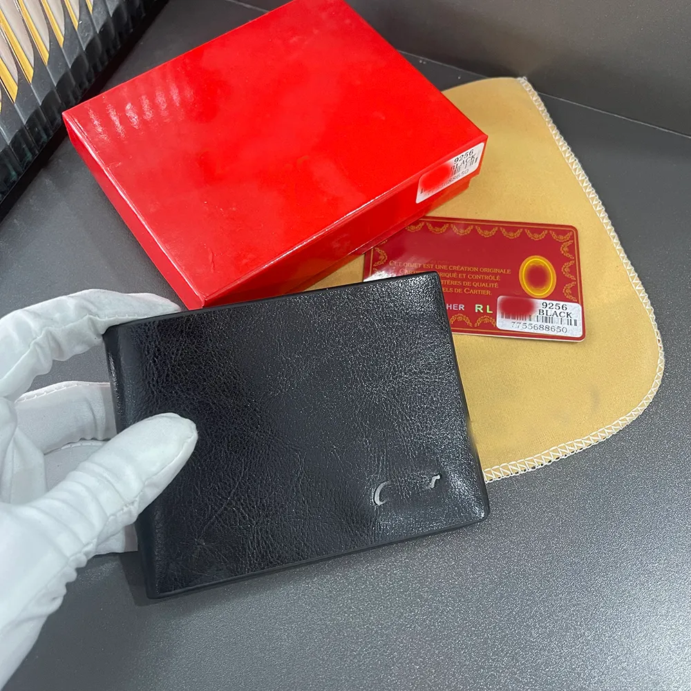 Luxury Genuine Leather Purse for Men Credit Card Holder German Designer Wallet Pocket Cash Clip ID Case Fashion lady Coin Purses Top Quality Leather Comes with Box