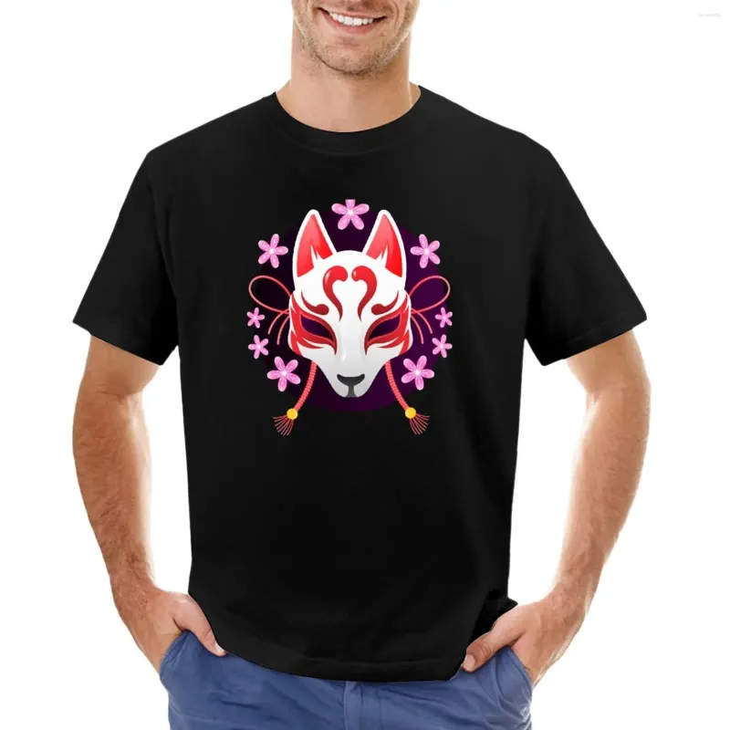 Mannen Tank Tops Japanse Geisha Masker T-Shirt Vintage T Shirt Aangepaste Shirts Ontwerp uw eigen Tees Heren Grafische T-shirts Grappig