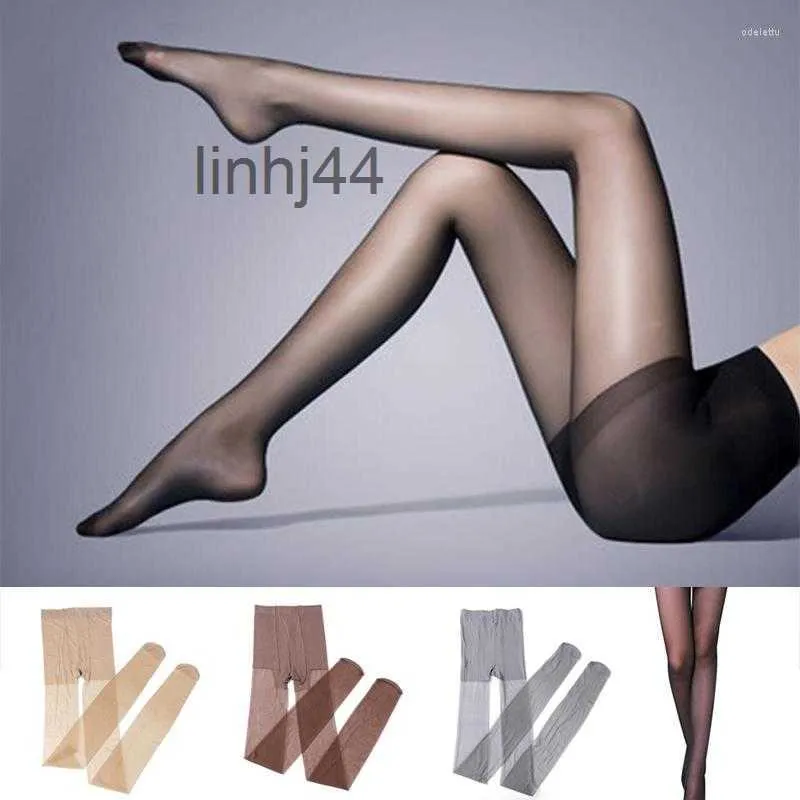 Strumpor strumpor kvinnor 4 färger flicka silkestrumpor tights strumpbyxor strumpbyxor sexig nylon spandex lady transparent tunna kvinnliga strumpor 16zf