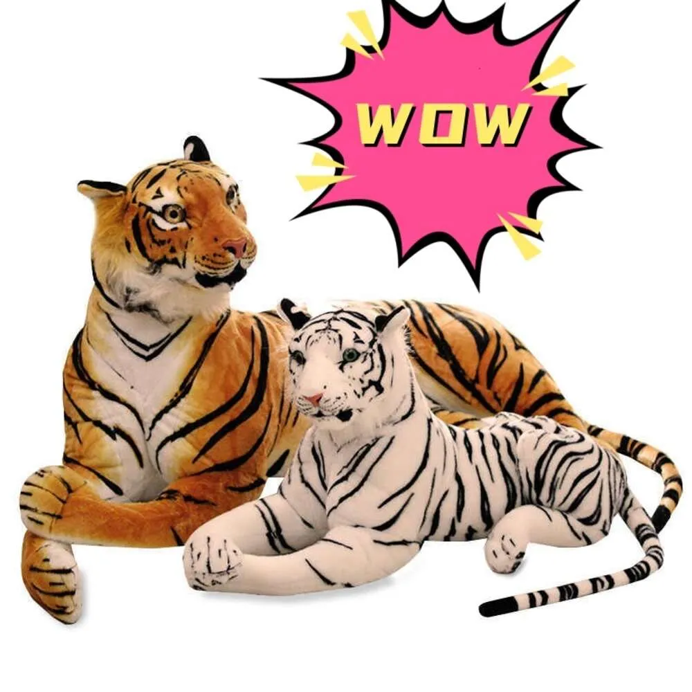Tiger Tasarımcı Oyuncaklar 170cm Büyük Bebek Toptan Küçük Çocuk Simülasyonu Yumuşak Dolgulu Hayvan Bebek Peluş Çocuklar Elastik Hediye Popüler